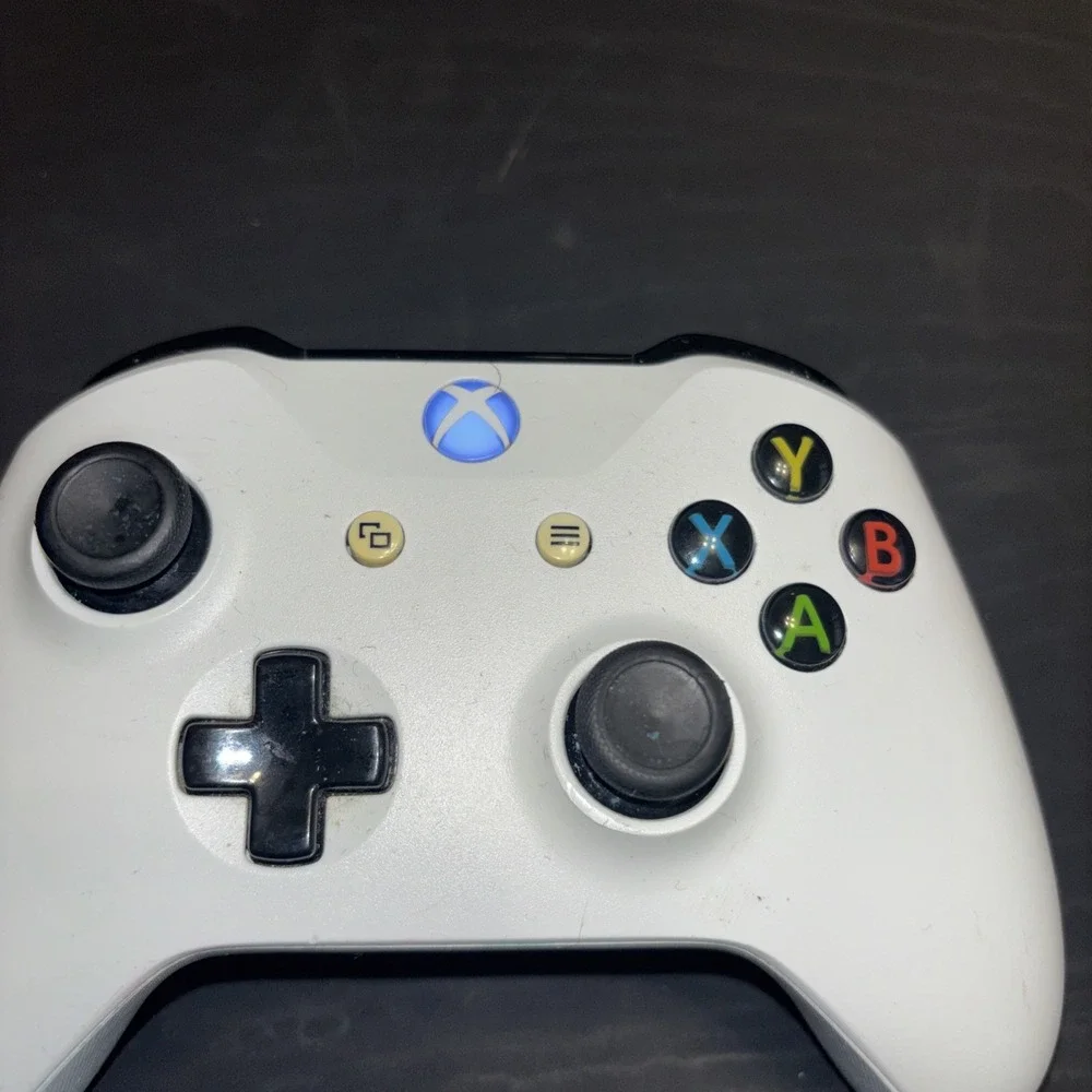 Microsoft Xbox One Wireless Controller White Model 1708 Bluetooth Tested OEM